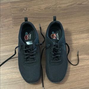 Skechers Black Sneakers Minimalist Design